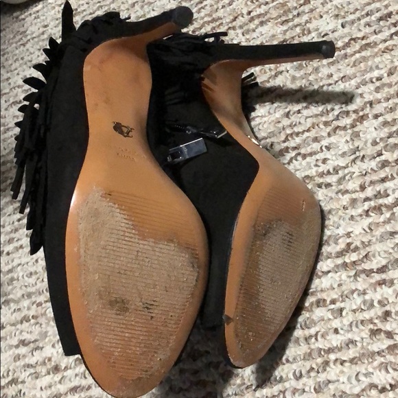 VC Signature fringe open toe bootie - Picture 3 of 3